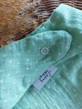 Laden Sie das Bild in den Galerie-Viewer, Halstuch I Musselin I mint l Punkte