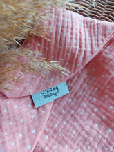 Laden Sie das Bild in den Galerie-Viewer, Halstuch I Musselin I peach l Punkte