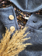 Laden Sie das Bild in den Galerie-Viewer, Wollwalk l Overall l Größe 86/92 l jeansblau meliert