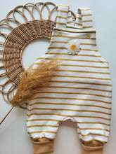 Laden Sie das Bild in den Galerie-Viewer, Latzhose l Sommersweat l gestreift