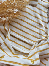 Laden Sie das Bild in den Galerie-Viewer, Latzhose l Sommersweat l gestreift