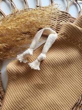 Laden Sie das Bild in den Galerie-Viewer, Leggings l Waffeljersey l Camel