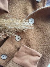 Laden Sie das Bild in den Galerie-Viewer, Wollwalk l Overall l Größe 62/68 l Zimt
