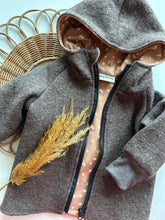 Laden Sie das Bild in den Galerie-Viewer, Wollwalk l Overall l Größe 74/80 l braun