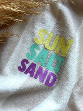 Laden Sie das Bild in den Galerie-Viewer, Badeponcho l Frottee-Jersey l cremeweiß-beige