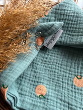 Laden Sie das Bild in den Galerie-Viewer, Halstuch l Musselin l Clementinen