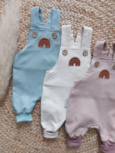 Laden Sie das Bild in den Galerie-Viewer, Latzhose l Strech-Leinen l Helles Altrosa