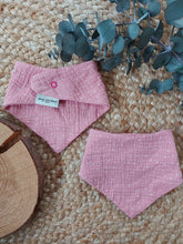 Laden Sie das Bild in den Galerie-Viewer, Halstuch I Musselin I rosa l Punkte