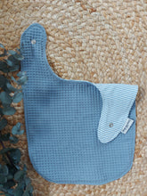 Laden Sie das Bild in den Galerie-Viewer, Sabberli l Lätzchen l rauchblau