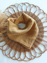 Laden Sie das Bild in den Galerie-Viewer, Halstuch l Musselin l camel