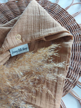 Laden Sie das Bild in den Galerie-Viewer, Halstuch l Musselin l camel
