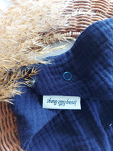 Laden Sie das Bild in den Galerie-Viewer, Halstuch I Musselin I dunkelblau