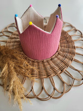 Laden Sie das Bild in den Galerie-Viewer, Geburtstagskrone l Pink-Cream

