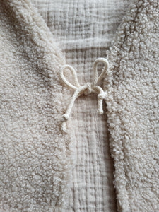 Weste | Teddyfleece | Sand Beige