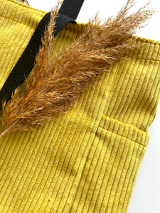 Shopping Bag | Feincord gelb
