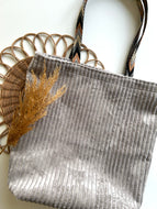 Shopper | Cord Hellgrau