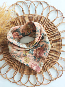 Halstuch l Musselin l vintage flowers rose