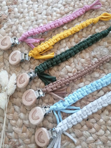 Schnullerkette | Regenbogen | olive