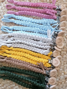Schnullerkette | Regenbogen | olive