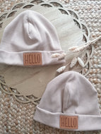 Beaniemütze l beige l hello